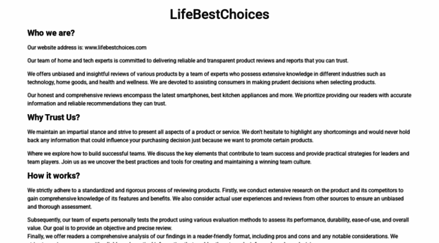 lifebestchoices.com