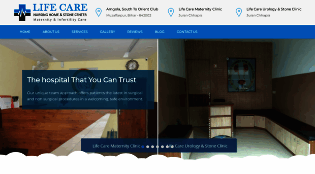 lifecarehospitalmuzaffarpur.com