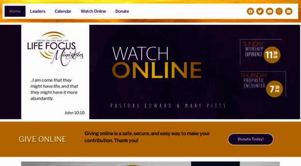 lifefocusministries.com