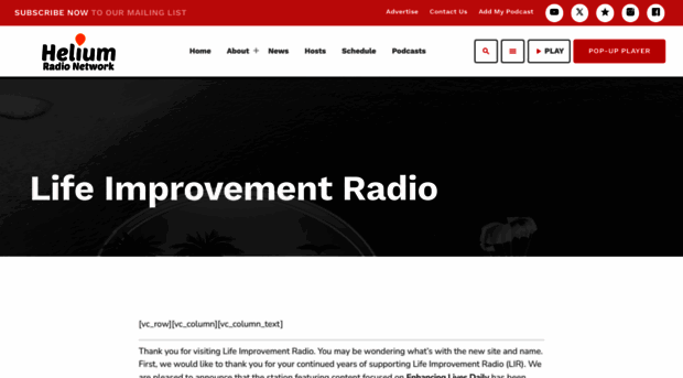 lifeimprovementradio.com