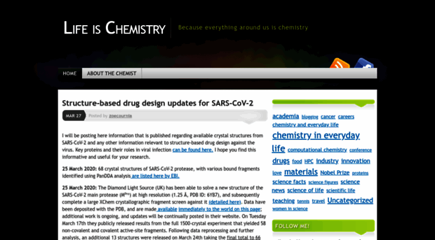 lifeischemistry.com