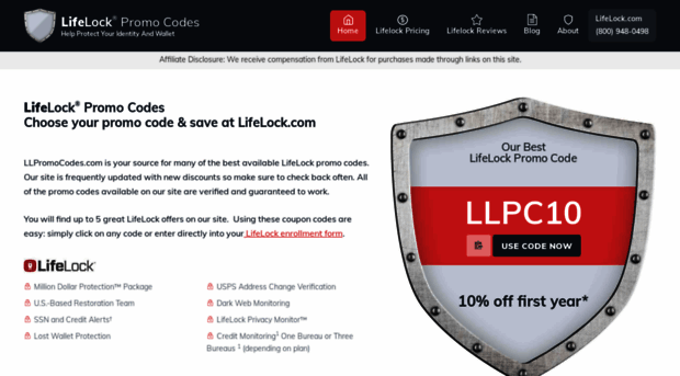 lifelock.llpromocodes.com