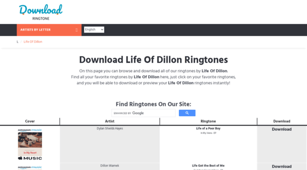 lifeofdillon.download-ringtone.com