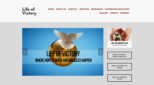 lifeofvictoryministries.com