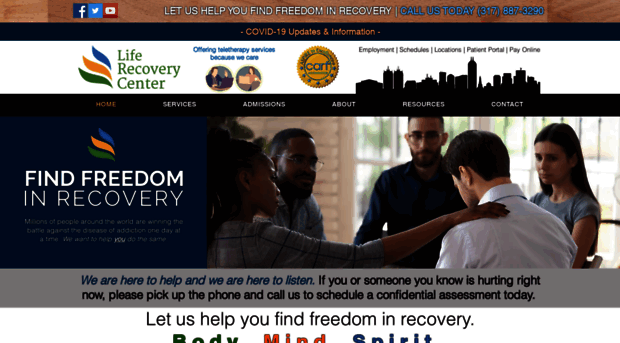 liferecoverycenterindiana.com