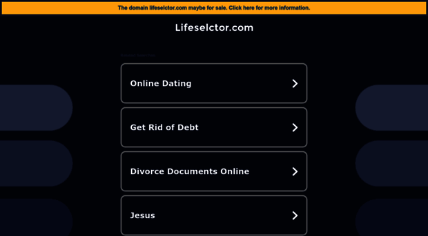 lifeselctor.com