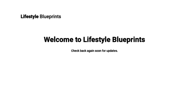 lifestyleblueprints.com