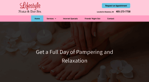 lifestylenailsanddayspa.com