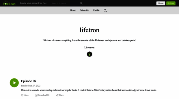 lifetron.podbean.com