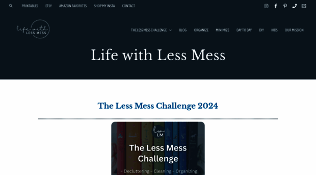 lifewithlessmess.com