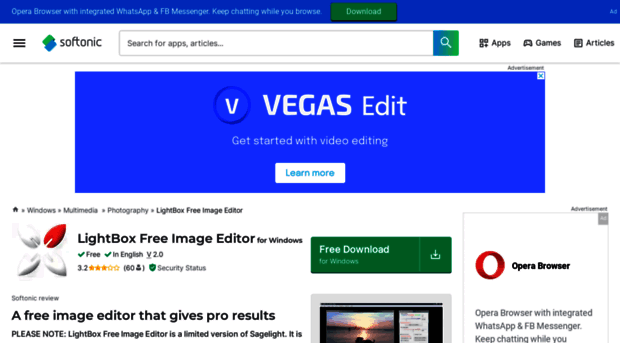 lightbox-free-image-editor.en.softonic.com