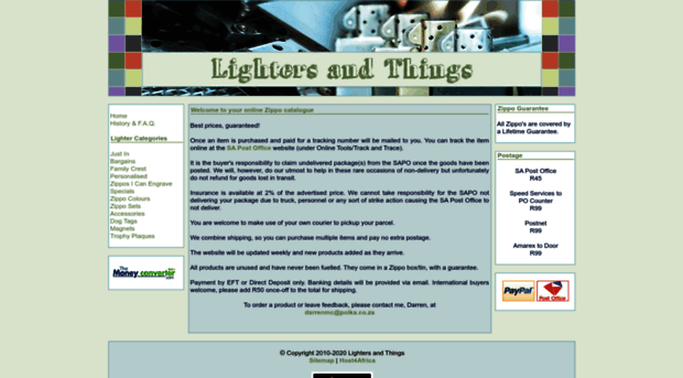 lightersandthings.co.za