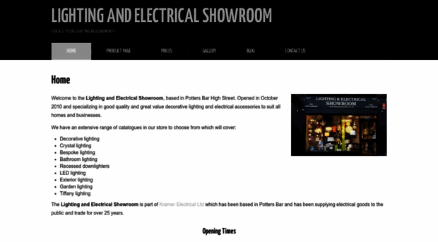 lightingandelectricalshowroom.co.uk