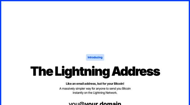 lightningaddress.com