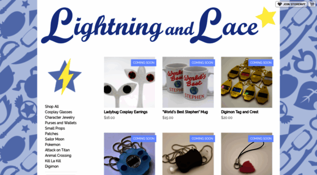 lightningandlace.storenvy.com