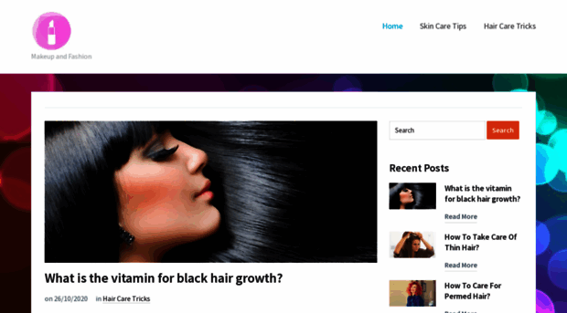 Screenshot of lightningboltink.com website