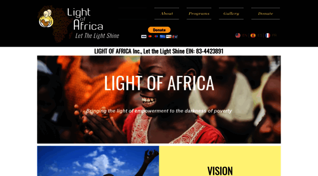 lightofafrica.org