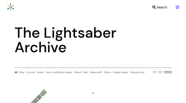 lightsaberarchive.dcmjs.com