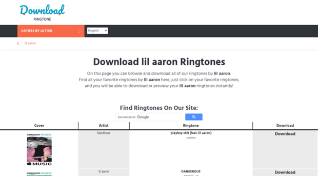 lilaaron.download-ringtone.com