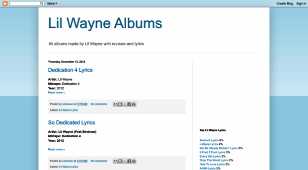 lilwaynealbums.blogspot.com