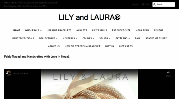 lilyandlaurabracelets.com