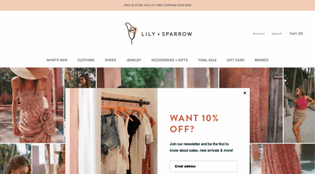 lilyandsparrowboutique.com