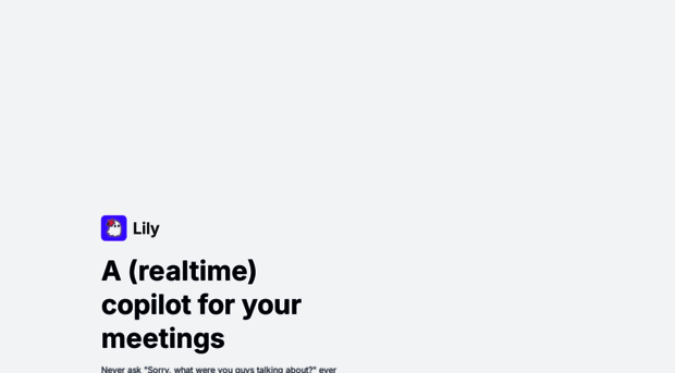 lilymeetings.com