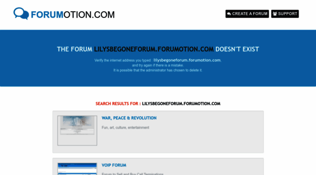 lilysbegoneforum.forumotion.com