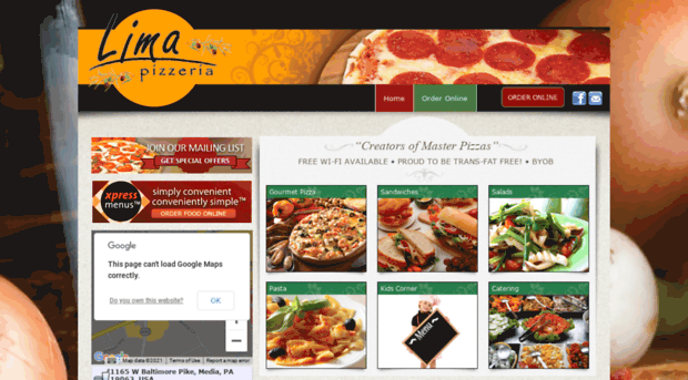 limapizzeria.com