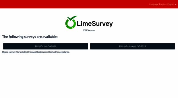 limesurvey.eiu.com