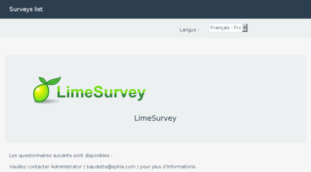 limesurvey.spiria.com