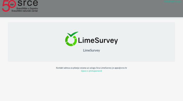 limesurvey.srce.hr