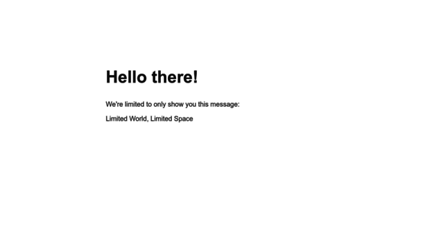 limitedspace.net