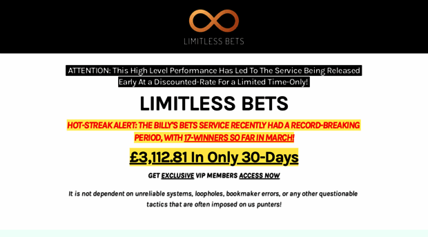 limitlessbets.com