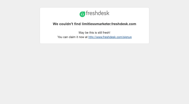 limitlessmarketer.freshdesk.com