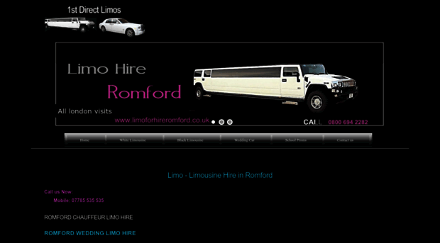 limoforhireromford.co.uk