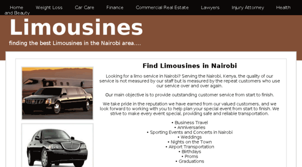 limousine.innairobiarea.com