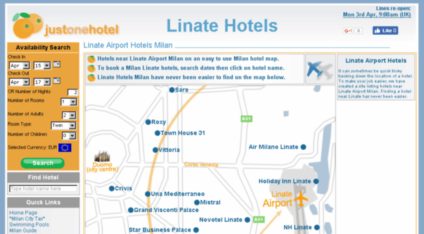 linatehotels.com