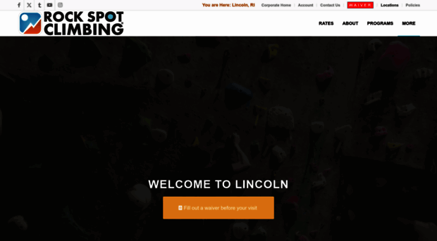 lincoln.rockspotclimbing.com