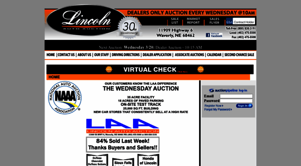 lincolnautoauction.com