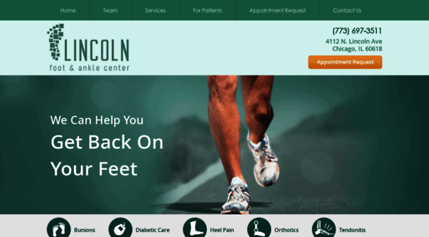 lincolnfootandankle.com