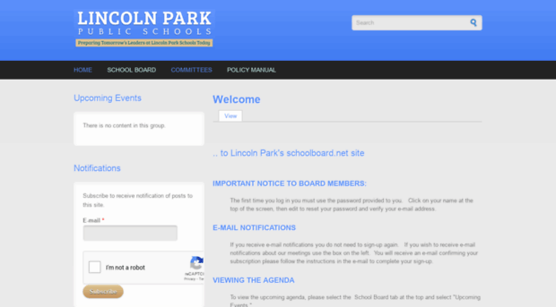 lincolnpark.schoolboard.net