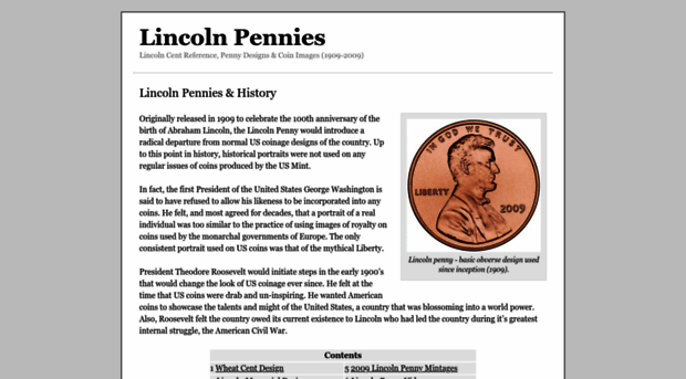 lincolnpennies.net