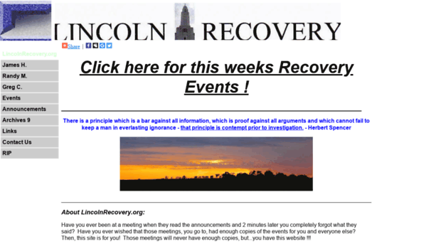 lincolnrecovery.org