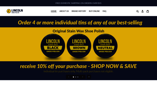 lincolnshoepolish.com