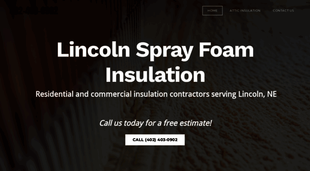 lincolnsprayfoaminsulation.com