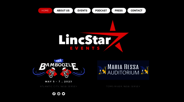 lincstarevents.com