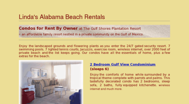 lindasalabamabeachrentals.com