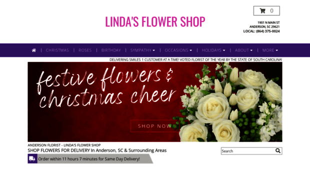 lindasflowersandersonsc.com