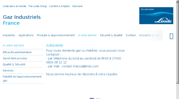 Oxygène  Webshop Linde France – Commander vos gaz industriels en